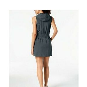 Ideology Woven Hoodie Dress with pockets